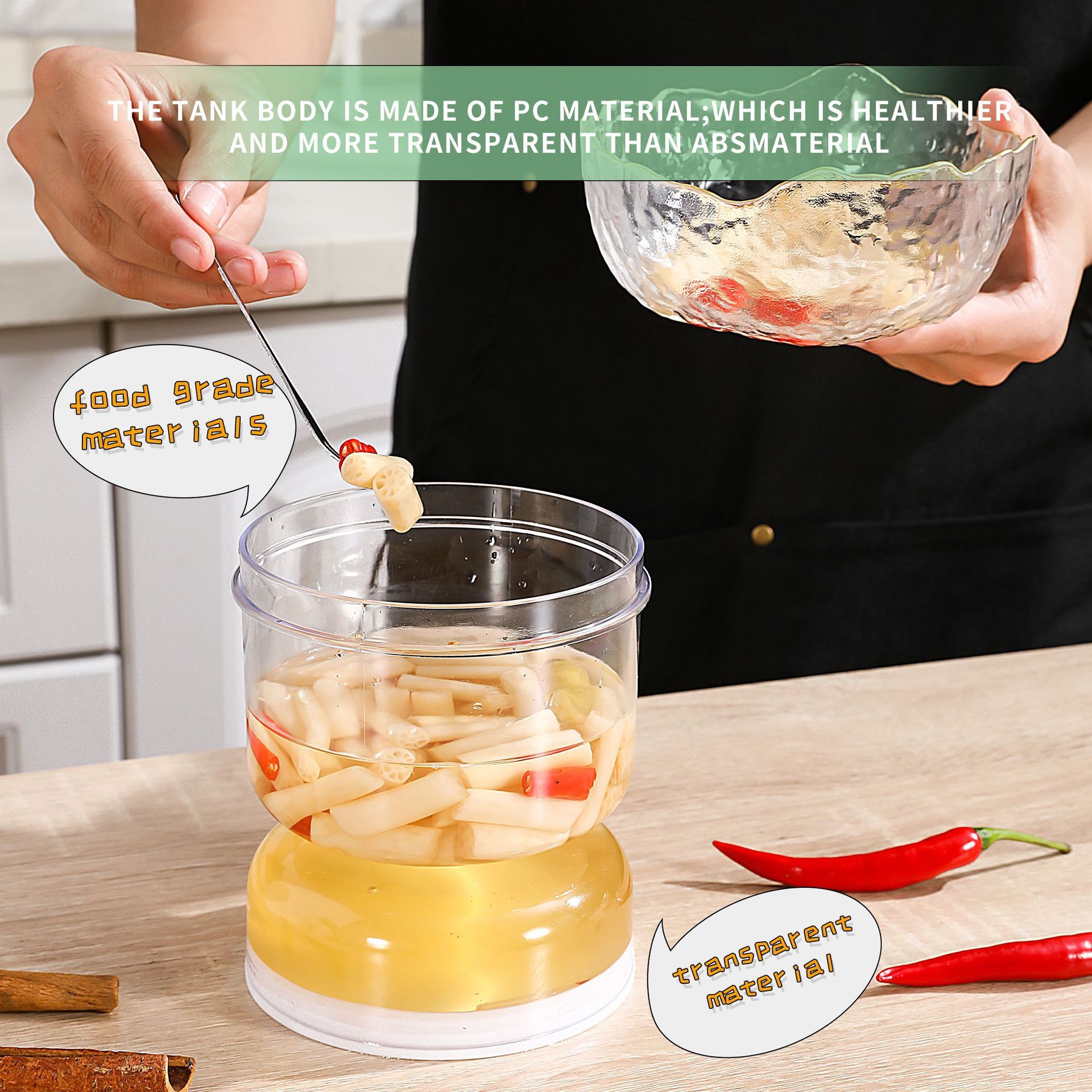 Wet Dry Separation Kimchi Jar Kitchen dealsniper-net