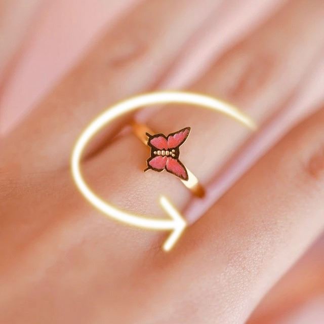 Finger Spinner Rings Fidget Anxiety Ring For Women Relieving Deals DealSniper.net A