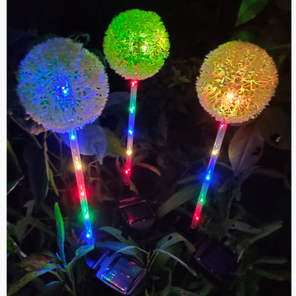 Solar Garden Simulation Dandelion Onion Ball Ground Lamp Garden dealsniper-net