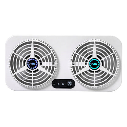 Car Smoke Removal Exhaust Fan Car Cycle Vehicle DealSniper.net White USB