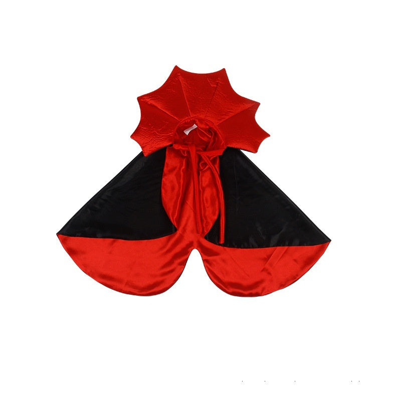 Cute Halloween Pet Costumes Cosplay Vampire Cloak Pets Gym From House