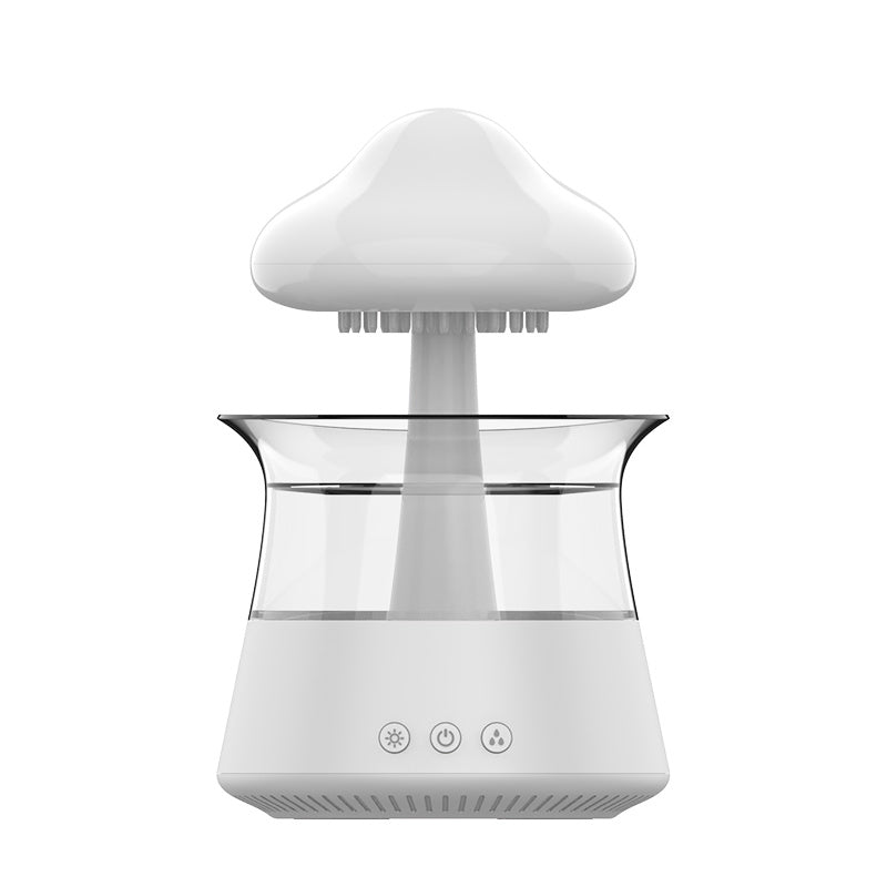 Bedroom Desktop Led Night Light Aroma Diffuser Rainy Cloud House DealSniper.net White