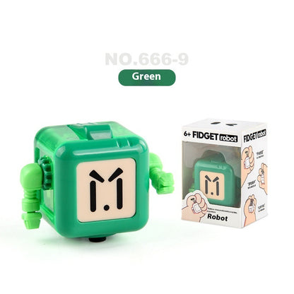 Pressure Reduction Toy Robot Compressed Decompression Toy Kids dealsniper-net Green Eyes Closed 43g