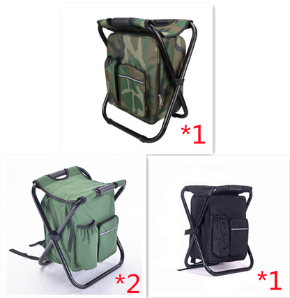 Multifunction Outdoor Folding Chair Ice Cooler Picnic Bags Camping