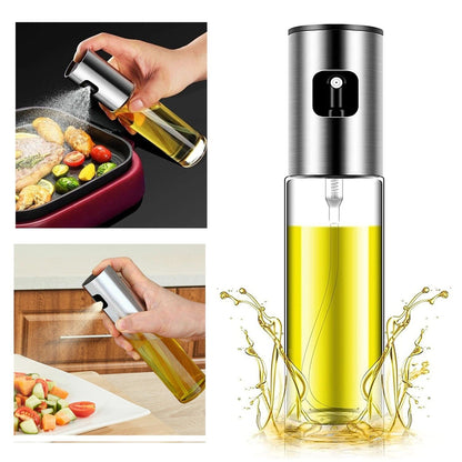 Olive Oil Sprayer Mister, Portable Spray Bottle Oil Sprayer For Cooking & Baking Kitchen DealSniper.net