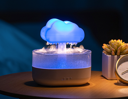 200ML Rain Cloud Humidifier Water Drip Rain Cloud Diffuser With Essential Oils Aroma Diffuser Home dealsniper-net