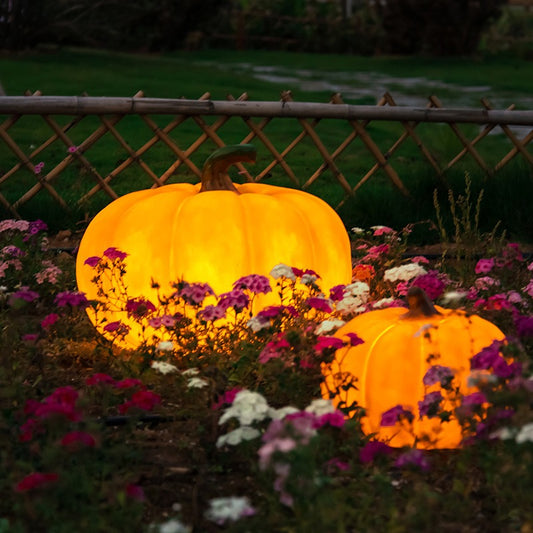 Outdoor Solar Pumpkin Lights Rural Farm Creative Luminous Landscape Holidays Gym From House