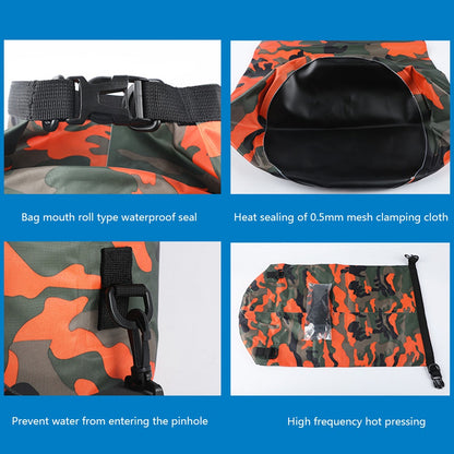 Outdoor Waterproof Bag Camouflage Polyester Double Shoulder Outdoor Gym From House