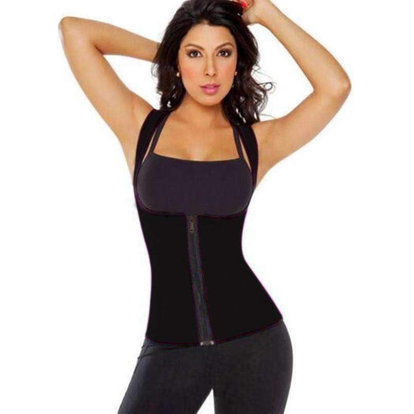 Women's Sweat Enhancing Sauna Top Women dealsniper-net Black 2XL