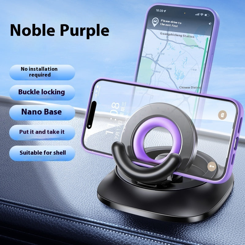 Magnetic Phone Holder With Vacuum Suction Car Mount Vehicle DealSniper.net Noble Violet Upgrade
