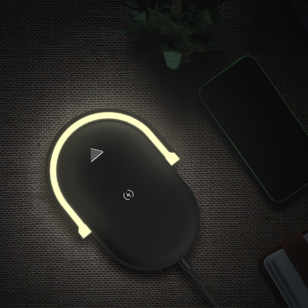 3 In 1 Foldable Wireless Charger Night Light Wireless Charging Light Gadgets dealsniper-net