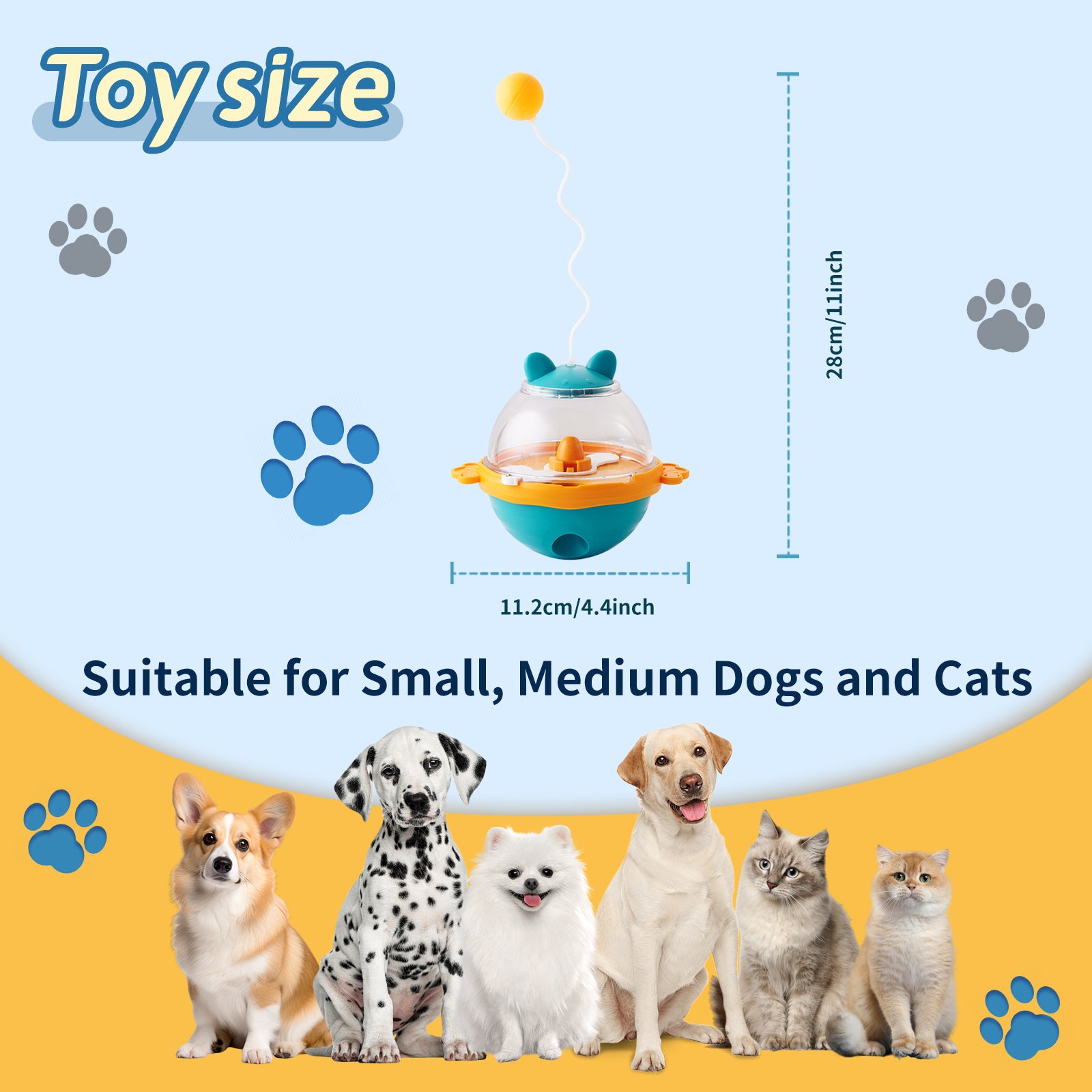 Guardians Tumbler Pet Toy Cat Leaky Food Toy Interactive Dog Cat Toy Pets Gym From House