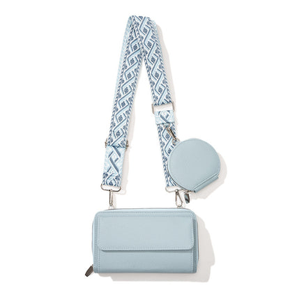 One-shoulder Crossbody Mobile Phone Bag Multi-functional Women Gym From House Blue Mother And Child Bag