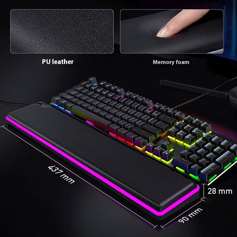 RGB Keyboard Support Wristband High Rebound Electronics dealsniper-net