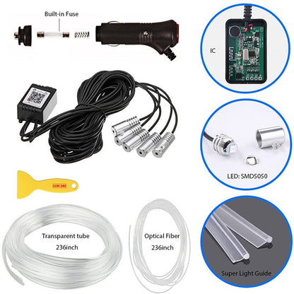 Car Atmosphere Light Modified Colorful Light Guide Vehicle dealsniper-net
