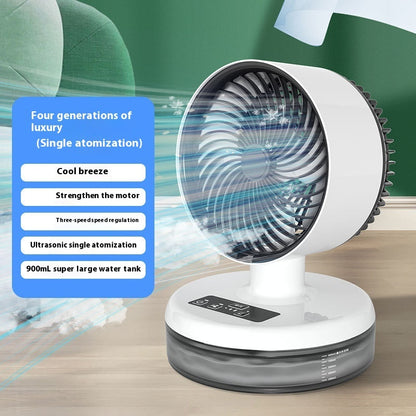 Air Circulation Folding Thermantidote Electric Fan Gadgets dealsniper-net Single Spray