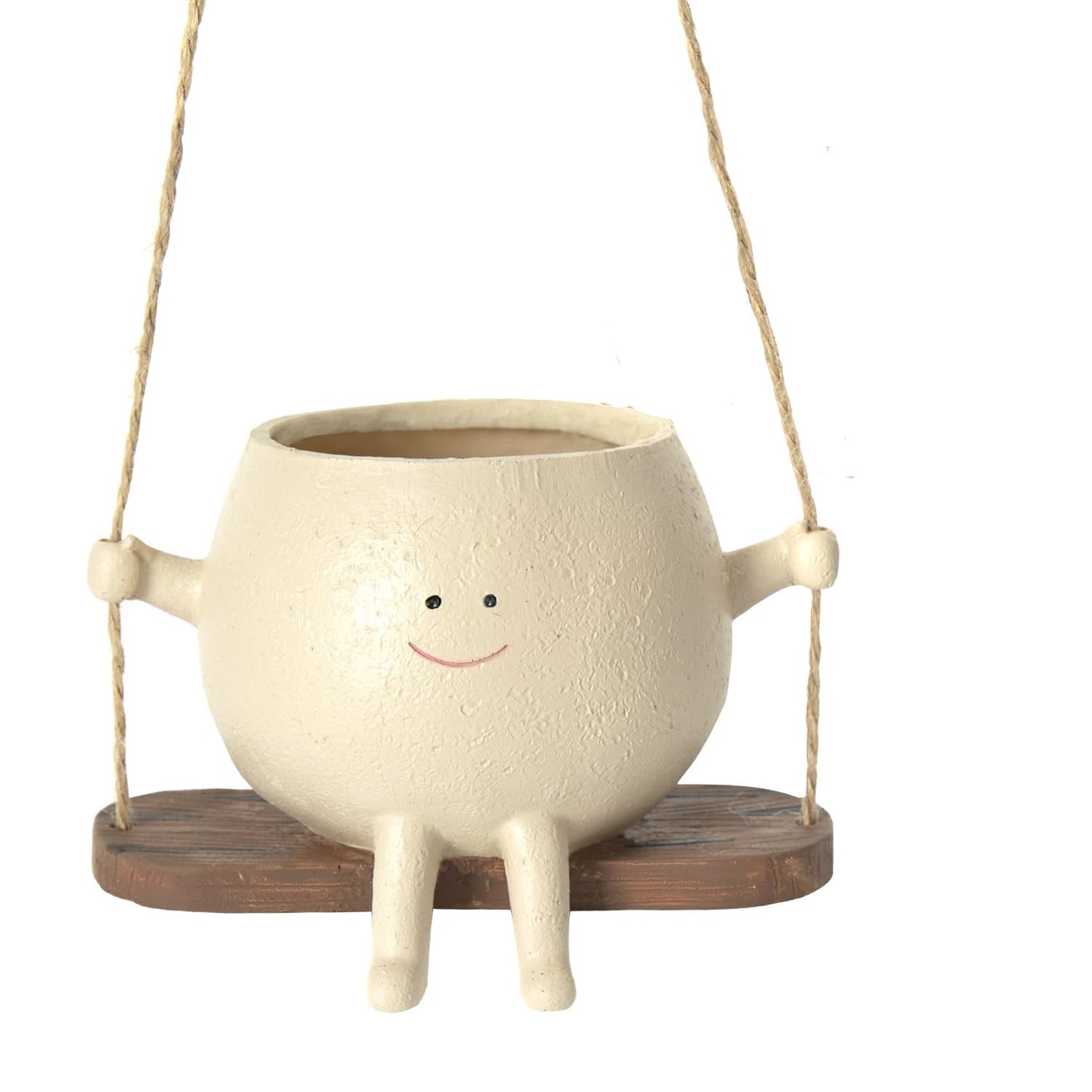 Plant Hanger Baskets Lovely Swing Face Planter Pot Garden DealSniper.net Swing Face Hanging Flower Pot