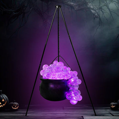 Halloween Decoration Indoor DIY Bubble Cauldron Suit Holidays DealSniper.net A Purple With Bracket
