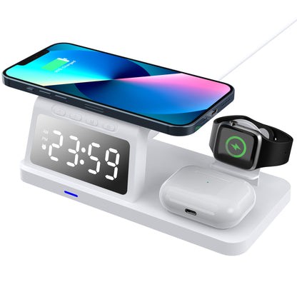Four-in-one Clock Wireless Charger Fast Charger Gadgets Gym From House