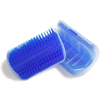 Cat Self Groomer Arch Self Cleaning Slicker Brush Upgraded Cat Brushes Pets Gym From House Blue