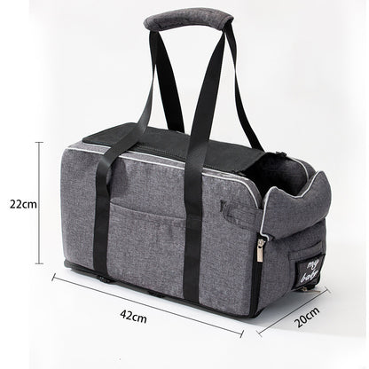 Cat Safety Seat Center Control Nest Pets dealsniper-net Exclusive grey suit 22x42x20cm