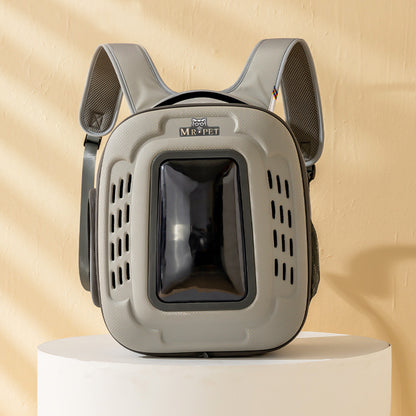 Pets Go Out Portable Breathable Backpack Pets DealSniper.net Dark Grey 41x34x30cm