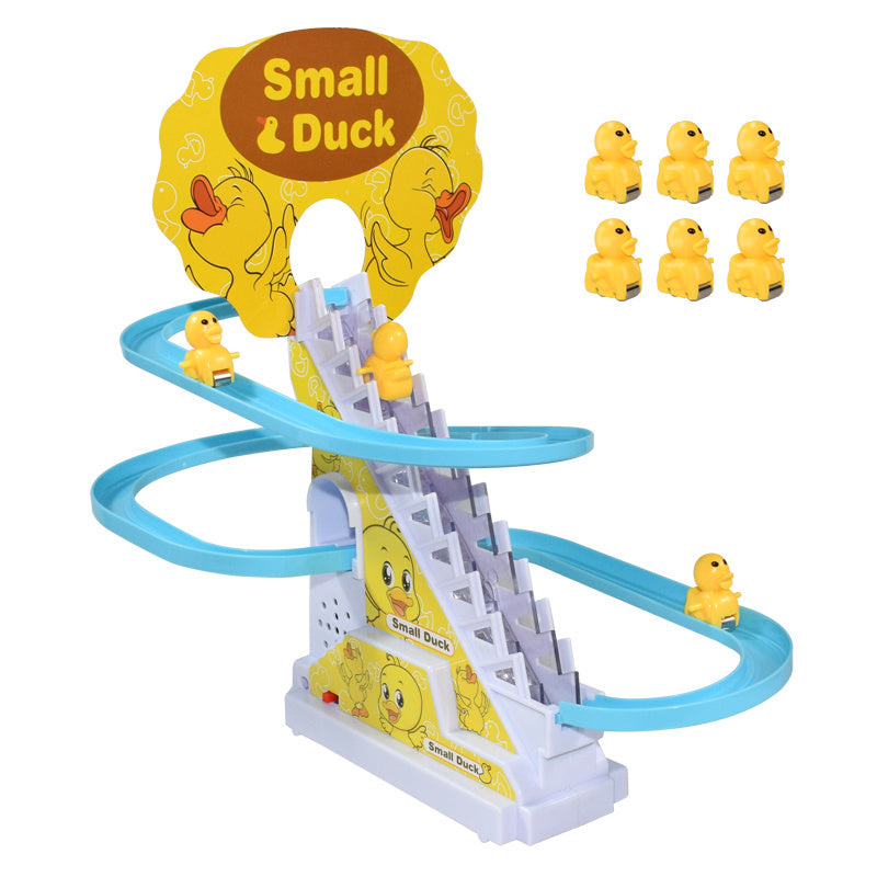 Electric Toy For Duckling Climbing Stairs Kids dealsniper-net Climb stairs 6ducks Charging version