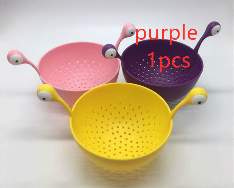 Kitchen Fruit And Vegetable Draining Basket Kids dealsniper-net Purple