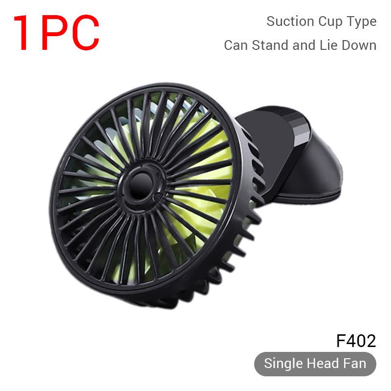 12V-24V USB Car Fan For Dashboard Air Circulation Vehicle DealSniper.net C USB