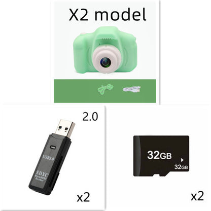 X2 HD Mini Cartoon Kids Digital Camera Deals dealsniper-net Set C USB