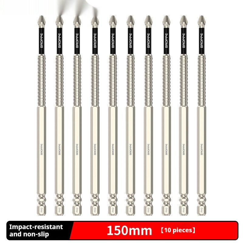 Cross Bit Strong Magnetic Electric Hand Drill Screwdriver Tools DealSniper.net 150mmxPH2 10PCS 150mm 635mm