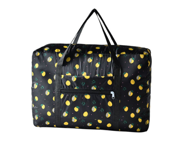 Foldable Travel Duffel Bag Tote Carry On Luggage Bag For Women Travel dealsniper-net Lemon