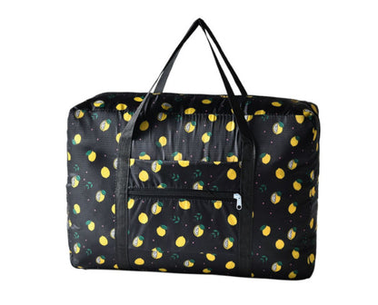 Foldable Travel Duffel Bag Tote Carry On Luggage Bag For Women Travel dealsniper-net Lemon
