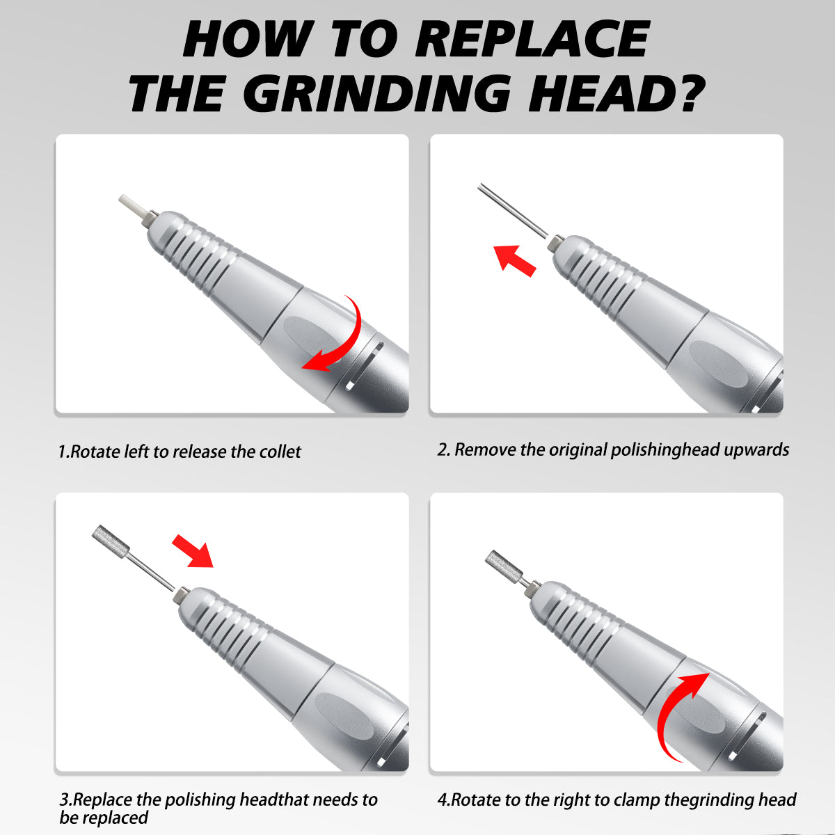 Portable Nail Drill Professional 35000 RPM, Rechargeable Electric Nail Beauty dealsniper-net