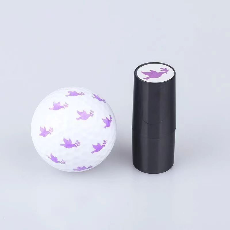 Plastic Stamp For Golf Balls Hobby Gym From House Purple