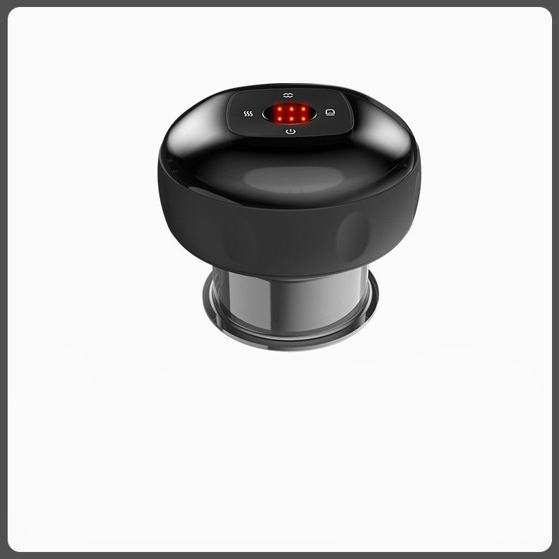 Electric Vacuum Cupping Massage Body Cups Anti-Cellulite Therapy Health dealsniper-net Black 12speed charging USB