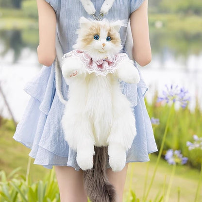 Women's Cute Ragdoll Backpack Plush Doll Women DealSniper.net