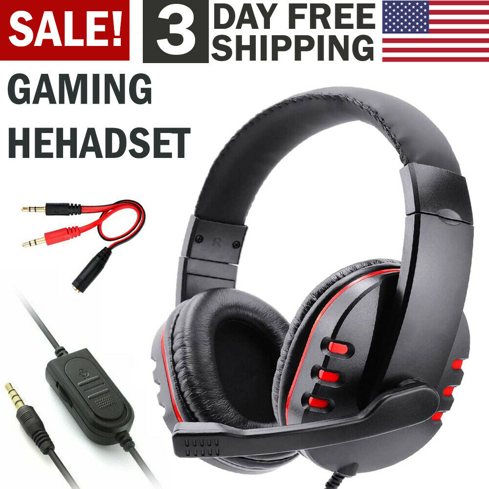 Headphones Pro Gamer Headset For PS4 PlayStation 4 PC Computer Electronics dealsniper-net