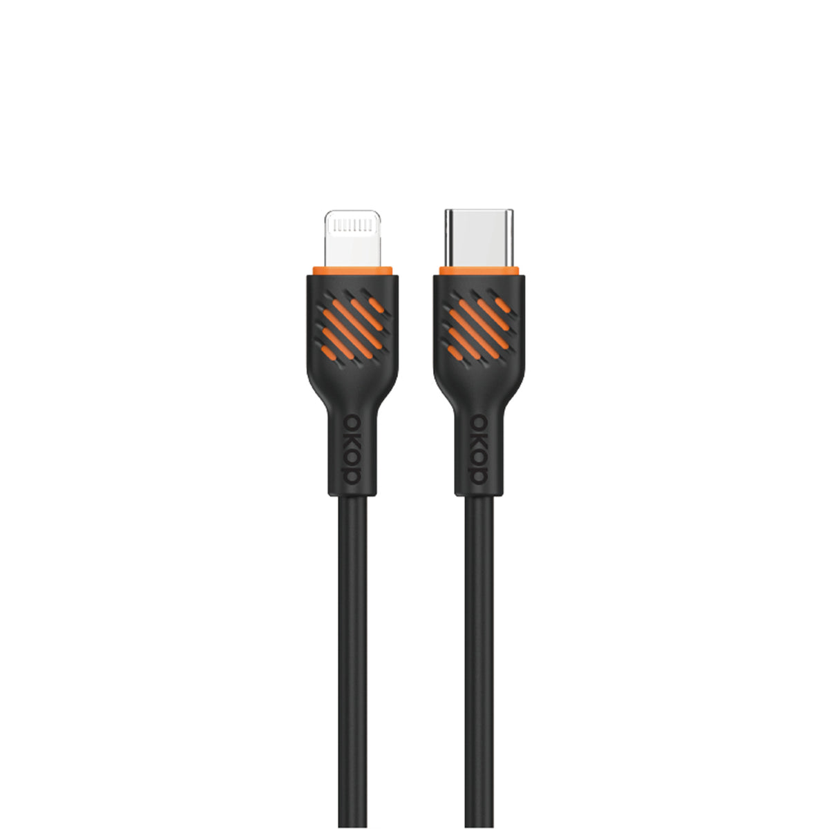 KP-317 Fast-Charging Data Cable 65W Thickened Charging Cable Electronics Gym From House Black TypeC to Lightning