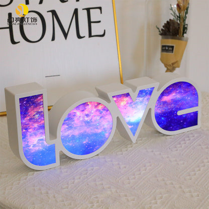 Valentines Day Decor LED LOVE Light Valentines Day Gift For Girlfriend