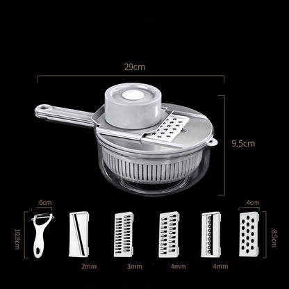 Vegetable Slicer Fashion Simple Vegetable Cutter Kitchen Tools Kitchen dealsniper-net Grey