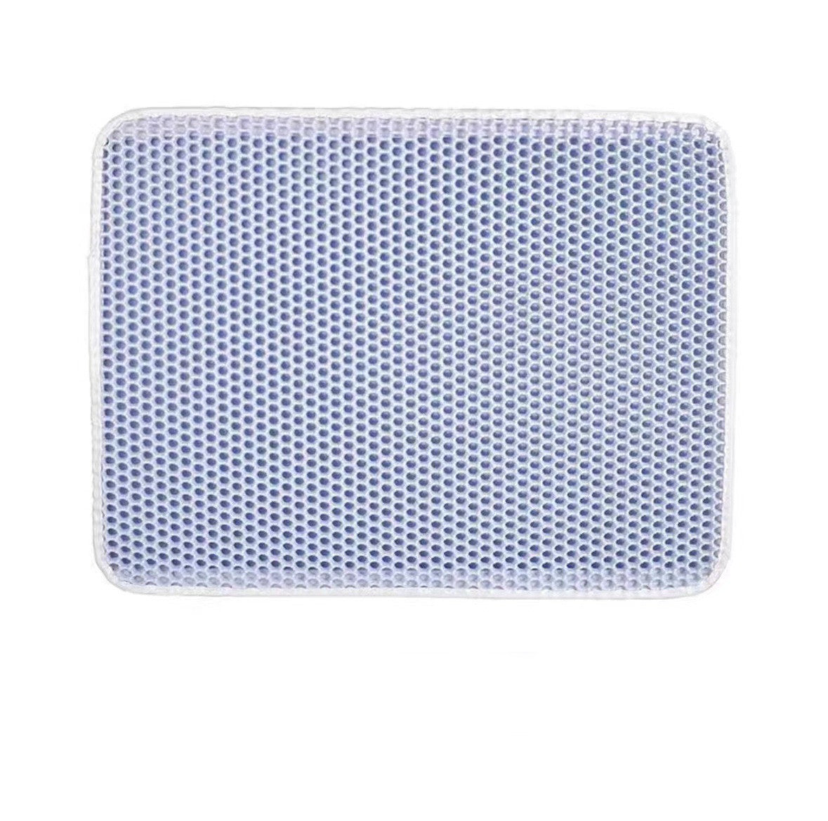 Cat Litter Mat Pet Solid Color Waterproof Cat Litter Mat Pets dealsniper-net Blue Fold 30x30CM