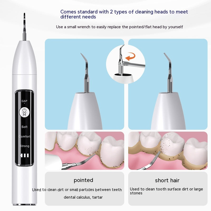 Visual Household Frequency Tracking Ultrasonic Dental Cleaner Beauty Gym From House