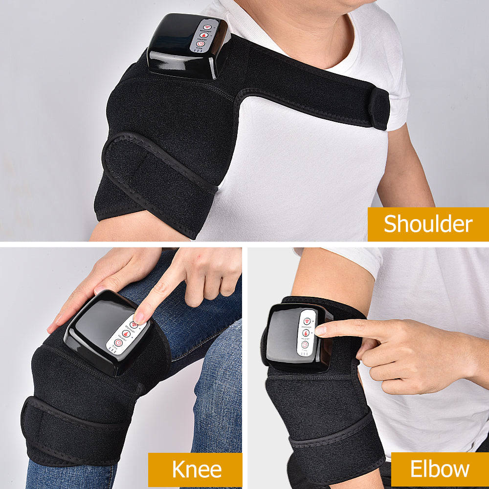 Electric Infrared Heating Knee Massager Wrap Elbow Joint Support Vibration Health dealsniper-net