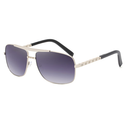 New Sunglasses Men's ATTITUDE Artistic Retro Box Slingshot Men Gym From House C3 silver gray