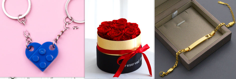 Eternal Roses In Box Preserved Real Rose Flowers Holidays DealSniper.net Set2.
