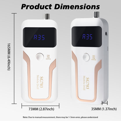 Portable Nail Drill Professional 35000 RPM, Rechargeable Electric Nail Beauty dealsniper-net