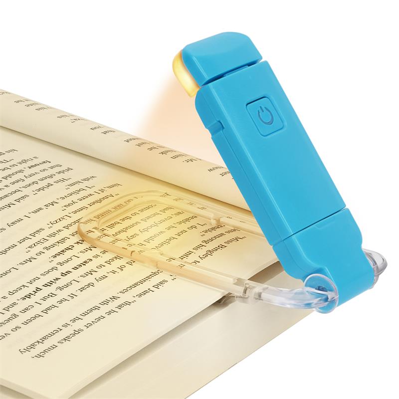 LED USB Rechargeable Book Reading Light Brightness Adjustable Gadgets dealsniper-net Blue USB