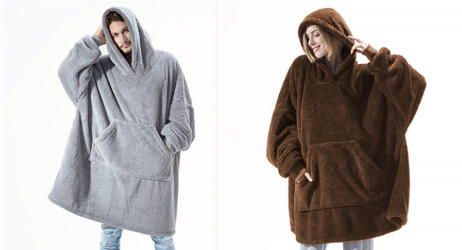 Hoodie Sweatshirt With Big Pocket Tops Sweater Comfortable Loose Women dealsniper-net Set10 One size