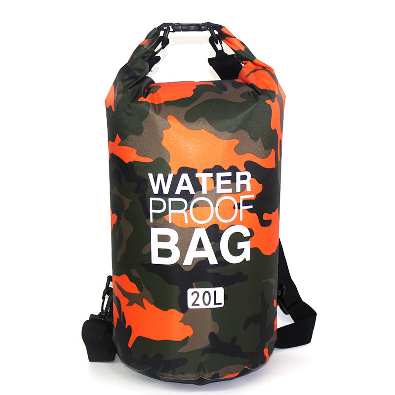 Outdoor Waterproof Bag Camouflage Polyester Double Shoulder Outdoor Gym From House